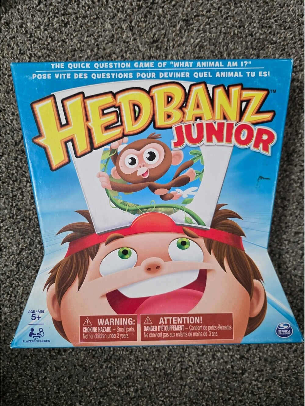 Hedbanz Junior - Quick Question Animal Guessing Game for Kids